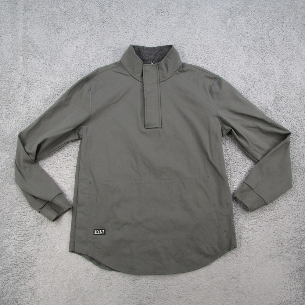 BYLT Premium Basics Mens Fawn Quarter Zip Pullover FW_QZIP_POV_CCL_M Size M